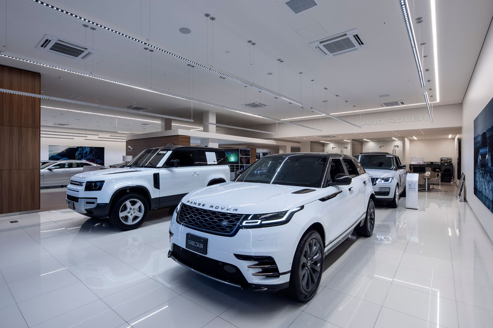 自動車ショールーム・カーディーラー 千葉県幕張町　ジャガー・ランドローバー幕張