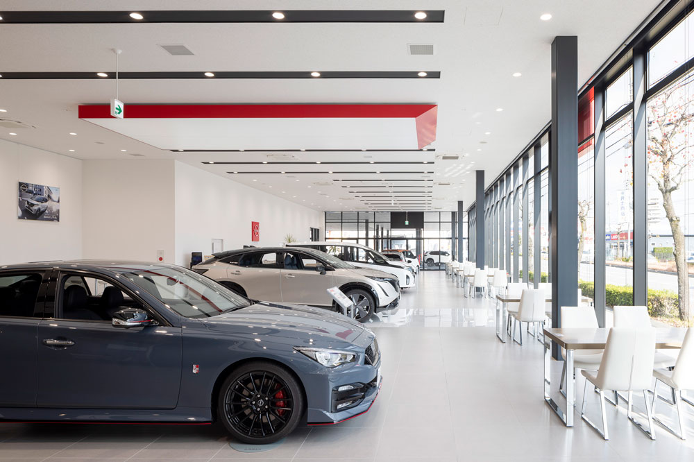 自動車ショールーム・カーディーラー 愛知県岡崎市　三河日産 岡崎中央店