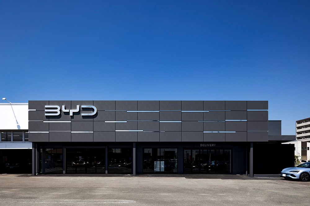 BYD AUTO 松阪の設計・建築工事 実例