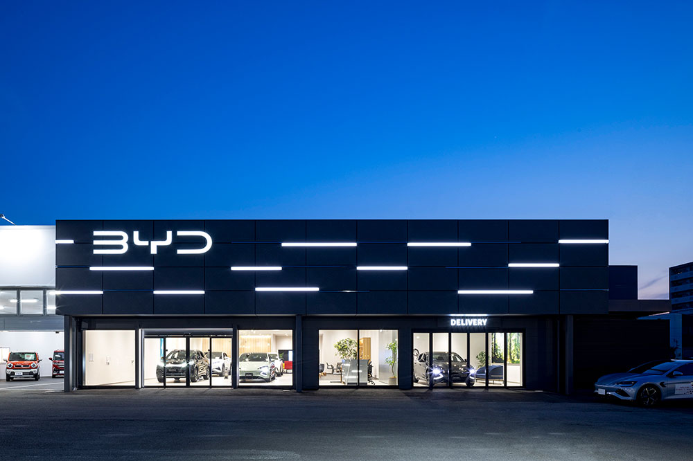 BYD AUTO 松阪の設計・建築工事 実例