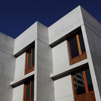 鉄筋コンクリート住宅・RC住宅 鉄筋コンクリート住宅 -木製窓の生活空間3サムネール