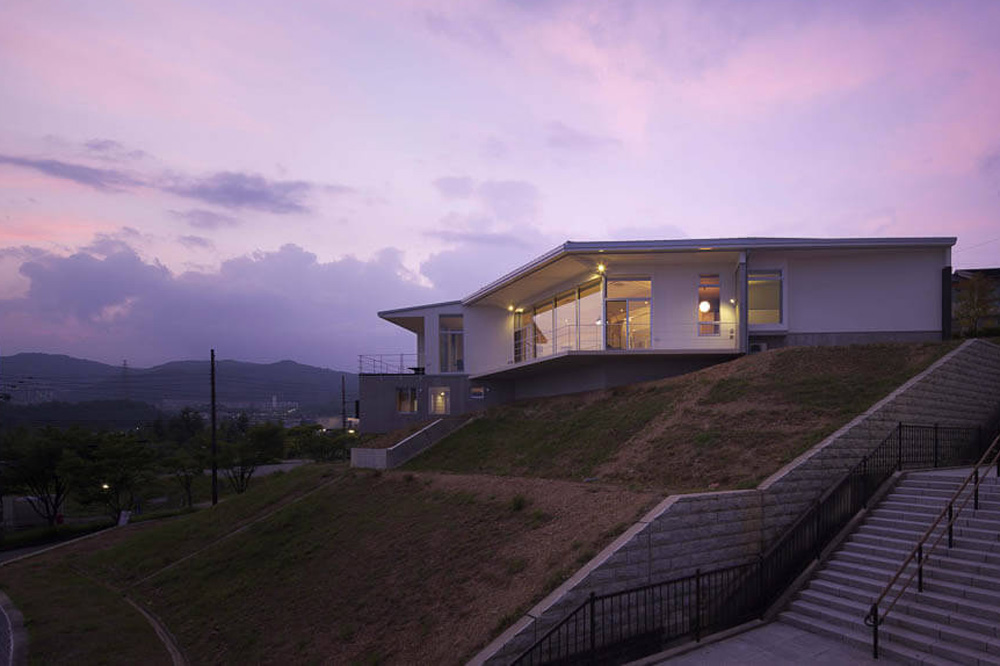 混構造の家 house in a view 景色の中の家 アーキッシュギャラリー