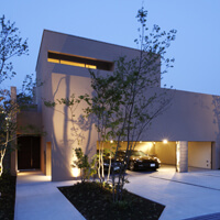 混構造の家 3つの中庭が生み出す上質な空間 アーキッシュギャラリー